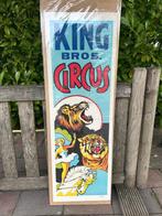 King bros - Circus Poster King bros, Antiek en Kunst, Kunst | Tekeningen en Foto's