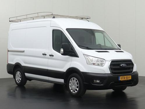 Ford Transit 2.0TDCI 130Pk Automaat L2H2 Imperiaal | Trekhaa, Auto's, Bestelauto's, Lease, Overige kleuren, Automaat, Wit, Financial lease