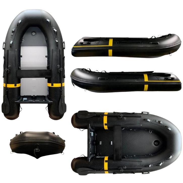 YellowV Opblaasbare Rubberboot 2,7M Zwart, Watersport en Boten, Bootonderdelen, Nieuw, Zeilboot of Motorboot, Ophalen of Verzenden