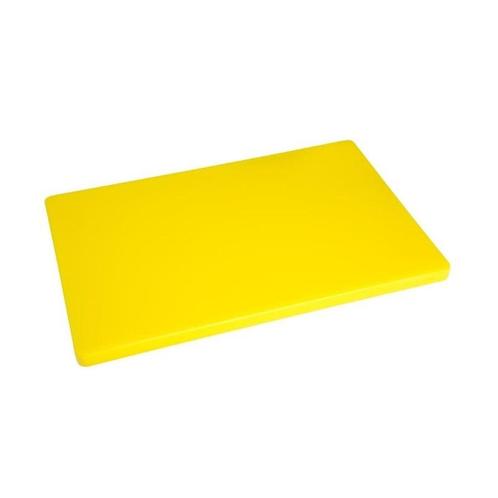 Snijplank LDPE extra dik geel | 600x450x20(h)mm Hygiplas, Zakelijke goederen, Horeca | Keukenapparatuur, Nieuw in verpakking, Verzenden