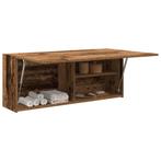 vidaXL Badkamerwandkast 100x25x40 cm bewerkt hout oud, Huis en Inrichting, Tafels | Kaptafels, Verzenden, Nieuw