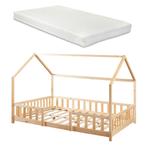 [en.casa] Kinderbed Sisimiut met uitvalbeveiliging en matras, Kinderen en Baby's, Kinderkamer | Bedden, Verzenden, Nieuw