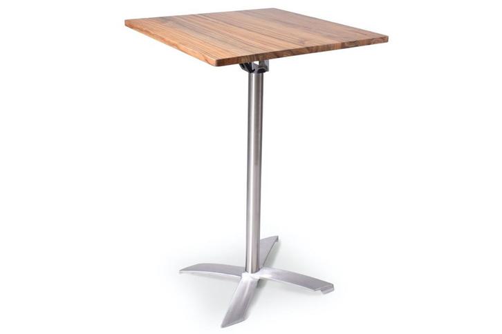 Statafel Helsinki | 70x70cm | opklapbaar, Tuin en Terras, Tuintafels, Nieuw, Kunststof, Vierkant, Ophalen of Verzenden