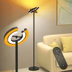 LED vloerlamp 2 ringen dimbaar 190 cm, Verzenden, Nieuw