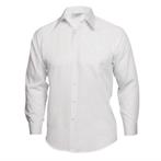 Overhemd met lange mouw wit | Unisex | Maat S-XL, Verzenden, Nieuw in verpakking