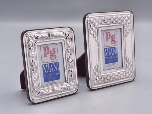 PG-Miani Argenteria - Fotolijst (2) - .925 zilver, Antiek en Kunst, Antiek | Goud en Zilver