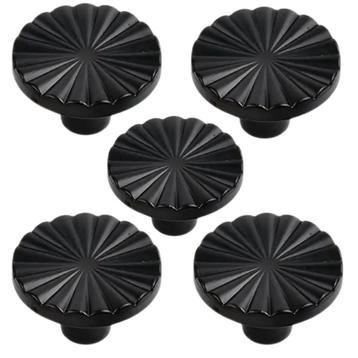 Meubelknop Fresno kunststof Zwart Set 5 beschikbaar voor biedingen