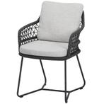 Taranto dining tuinstoel antraciet rope, Tuin en Terras, Tuinsets en Loungesets, Ophalen of Verzenden, Nieuw