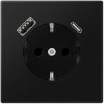 JUNG LS990 Wandcontactdoos met USB A en USB C aansluiting, Ophalen of Verzenden, Nieuw