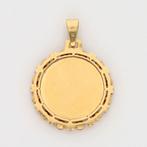 Hanger - 18 karaat Geel goud Robijn - Diamant