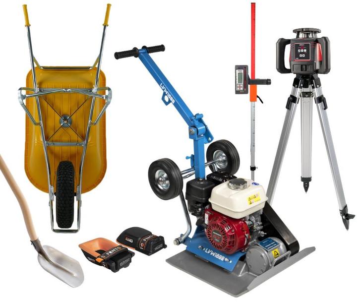 Stratenmakerset allround, Zakelijke goederen, Machines en Bouw | Tuin, Park en Bosbouw, Overige typen, Ophalen of Verzenden