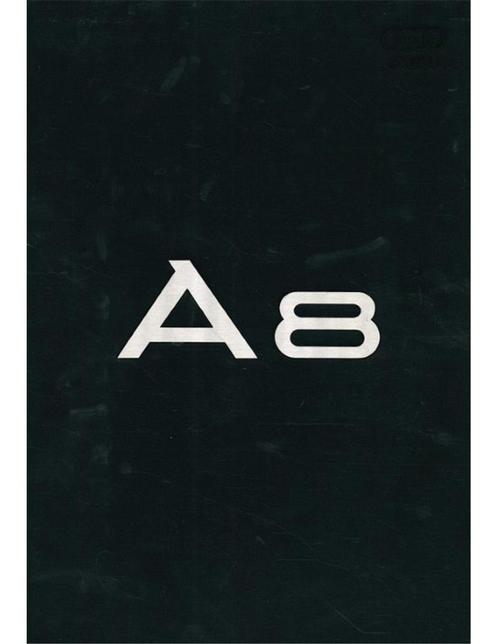 2002 AUDI A8 HARDCOVER PERSMAP DUITS, Boeken, Auto's | Folders en Tijdschriften, Audi