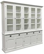 Buffetkast Dronten XL wit 250 x 240cm, Huis en Inrichting, Kasten | Buffetkasten, Ophalen of Verzenden, Nieuw