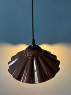 Brown Small Enamel Art Deco Style Flower Shaped Pendant Lamp, Huis en Inrichting, Lampen | Hanglampen, Ophalen of Verzenden, Nieuw