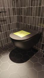 Showmodel wandcloset toiletpot mat zwart randloos - 0038, Ophalen, Nieuw, Toilet