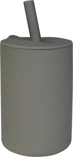 Tryco Olive Gray Siliconen Rietjesbeker TR-392827, Verzenden, Nieuw