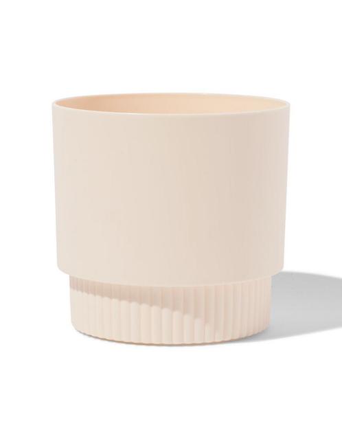 HEMA Bloempot 17x17cm plastic beige van €5.99 voor €3 sale, Huis en Inrichting, Kamerplanten, Verzenden
