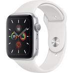 Apple Watch Series 5 | 44mm Zilver Aluminium Witte Sportband, Telecommunicatie, Mobiele telefoons | Toebehoren en Onderdelen, Ophalen of Verzenden