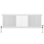 Traditionele 3 Kolom Radiator - 600 x 1462mm - Wit, Doe-het-zelf en Verbouw, Verzenden, Nieuw