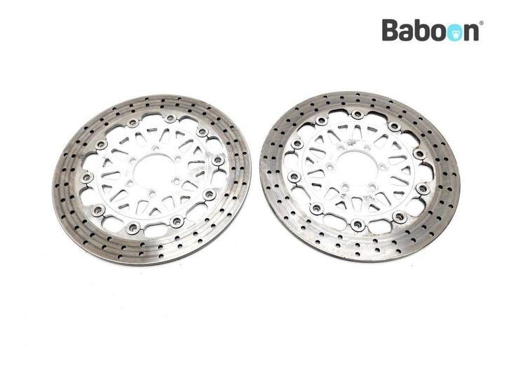 Remschijf Set Yamaha FJ 1200 1988-1990 (FJ1200 3CV 3CW 3CX), Motoren, Onderdelen | Yamaha, Gebruikt, Verzenden