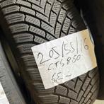 2 x Continental Winter TS860 205-55-16 Winterbanden 6,5mm, Gebruikt, 16 inch, Band(en), Personenwagen