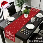 Kerst Tafelloper Sterren Snow Kerstmis Decoratie - 33 x 230, Verzenden, Nieuw