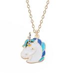 Fako Bijoux® - Kinderketting - Eenhoorn / Unicorn - 20x26mm, Sieraden, Tassen en Uiterlijk, Kettingen, Verzenden, Nieuw
