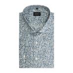 GENTS - Bloemprint blauw-groen - L 41/42, Kleding | Heren, Verzenden, Nieuw