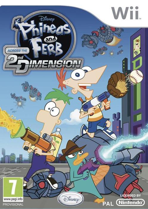 Phineas and Ferb Across the 2nd Dimension (Nintendo Wii), Spelcomputers en Games, Games | Nintendo Wii, Gebruikt, Vanaf 3 jaar