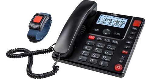 Fysic FX-3950 Senioren Telefoon met Draadloze Alarmknop, Telecommunicatie, Mobiele telefoons | Toebehoren en Onderdelen, Zo goed als nieuw