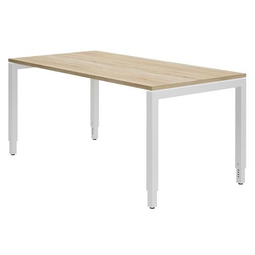-18% Arbo Bureau Smart - Wit met Sonoma Eiken topblad, Huis en Inrichting, Bureaus, Bureau, Nieuw, Verzenden