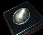 Gouden obsidiaan ring. Verstelbare maat. Topkwaliteit zonder