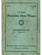 1934 MERCEDES BENZ TYP 130 ONDERDELENBOEK DUITS, Auto diversen, Handleidingen en Instructieboekjes