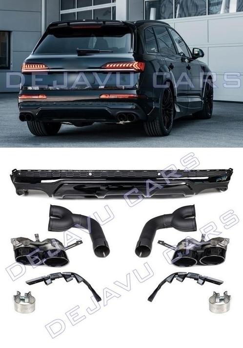 SQ7 Look Diffuser + Uitlaat sierstukken voor Audi Q7 4M Face, Auto diversen, Tuning en Styling, Ophalen of Verzenden