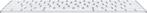 Apple Magic Keyboard Bluetooth Noors Wit toetsenbord, Verzenden, Zo goed als nieuw