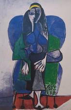 Pablo Picasso (1881-1973) (after) - Femme Assise A, Antiek en Kunst, Antiek | Meubels | Stoelen en Banken