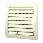 Europlast kunststof muurrooster regelbaar wit 190 x 190mm Ø, Doe-het-zelf en Verbouw, Ventilatie en Afzuiging, Ophalen of Verzenden