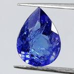1 pcs Blauw Tanzaniet - 3.03 ct - Antwerp Laboratory for, Nieuw