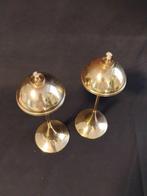 Olielamp (2) - Messing - Deense olielampen