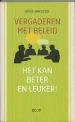 Vergaderen met beleid 9789053529744 H. Janssen, Boeken, Verzenden, Gelezen, H. Janssen