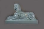 Sphinx Maastricht - sculptuur, sfinx - 37 cm - Aardewerk, Antiek en Kunst