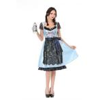 Dirndl Jurk Vicotria Blauw, Kleding | Dames, Carnavalskleding en Feestkleding, Ophalen of Verzenden, Nieuw