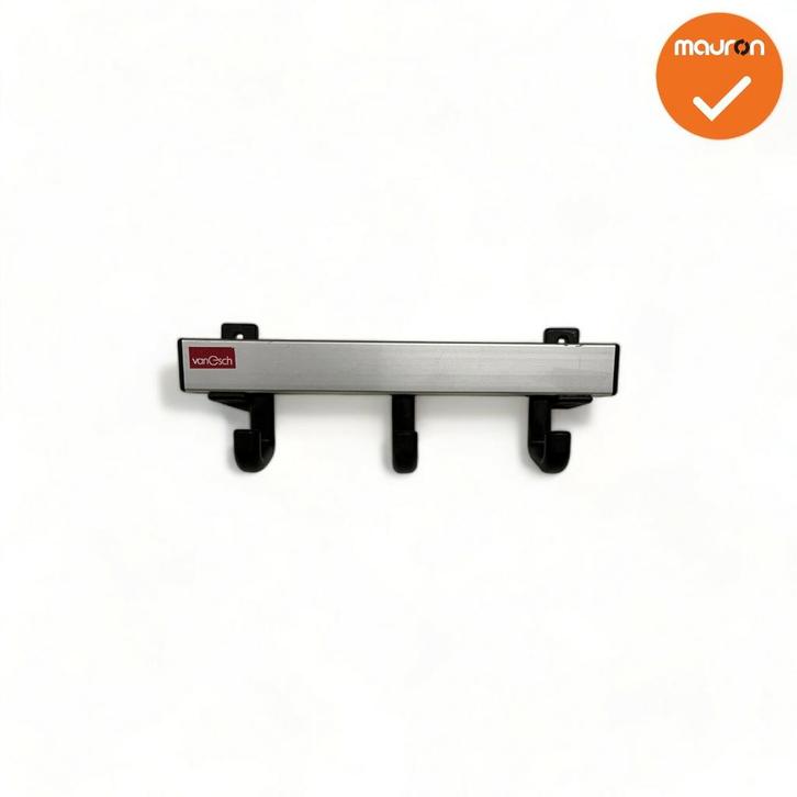 Wandkapstok - Van Esch - 3 Haaks - Vierkant (Kapstokken), Zakelijke goederen, Kantoor en Winkelinrichting | Kantoormeubilair en Inrichting