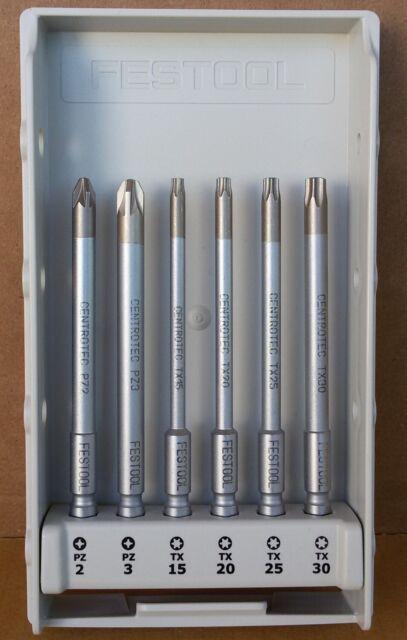 Festool Centrotec Set Bits BITS CE SET TL 6X FESTOOL-769095, Doe-het-zelf en Verbouw, Schildersmaterialen, Nieuw, Ophalen of Verzenden