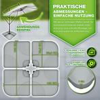 Tillvex® Parasoltegel - Parasolvoet  - Vulbaar tot 80 kg  -, Tuin en Terras, Verzenden, Zo goed als nieuw