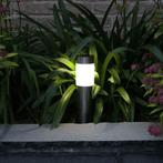 Solar priklamp Lucifer RVS padverlichting (4 stuks), Tuin en Terras, Buitenverlichting, Nieuw, Minder dan 50 watt, Rvs, Led