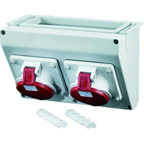Hensel CEE stroomverdeler aansluitdoos 400V 2x32A 5P WM2 -, Doe-het-zelf en Verbouw, Elektra en Kabels, Overige typen, Nieuw, Verzenden