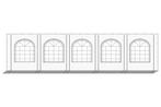 PVC zijwand met boogramen lengte 10m-220cm hoog-kies je k..., Tuin en Terras, Verzenden, Nieuw