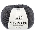 Lang Yarns Merino 150 - 03 steengrijs - Merinowol Garen, Hobby en Vrije tijd, Breien en Haken, Ophalen of Verzenden, Nieuw