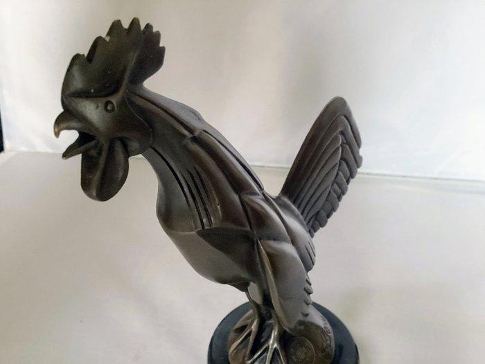 C. Brau - Beeld, Le Coq au chant éternel - 1,3 kg - 22 cm -, Antiek en Kunst, Curiosa en Brocante